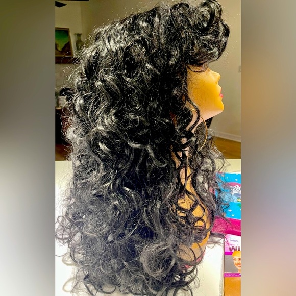 Queens Other - HAIR and Lots of it! 22-25” long when hanging, loose curls, jet black